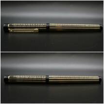 SHEAFFER / 万年筆 / 14K / 585 / U.S.A / ブラック×ゴールド / タルガ / リージェンシーストライプ / シェーファー_画像4