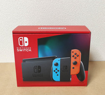 ■【新品 未開封品・送料無料】■任天堂 ニンテンドー スイッチ Nintendo Switch Joy-Con(L)ネオンブルー (R)ネオンレッド ■_画像1