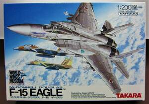 タカラ◎ワールドウイングスミュージアム1st F-15 EAGLE◎8.航空自衛隊 F-15DJ 飛行教導隊083号機◎海洋堂2004