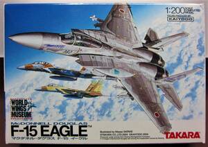 タカラ◎ワールドウイングスミュージアム1st F-15 EAGLE◎2.航空自衛隊F-15J 第6航空団◎海洋堂2004