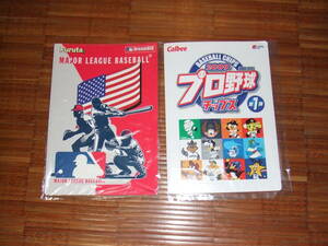 未使用未開封品！非売品！「ＭＬＢベースボール・2009プロ野球チップス第1弾」A5下敷各１枚セット