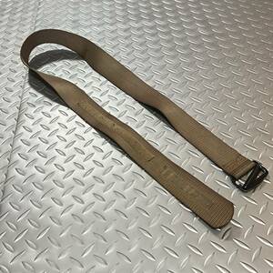 沖縄 米軍放出品 BDU BELT ベルト ベルクロ ミリタリー アウトドア ダークブラウン　登山 作業用 オシャレ 115cm (INV CD39)