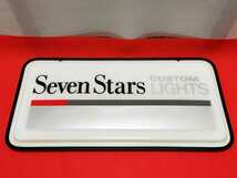 gk ☆★ MILDSEVEN マイルドセブン Seven Stars セブンスター たばこ 両面看板 ☆★ 昭和 レトロ アンティーク インテリア ディスプレイ_画像2