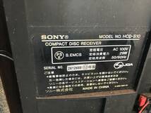 YS1327★通電のみジャンク　SONY ソニー コンパクトドックコンポ CMT-S10　お/120_画像5