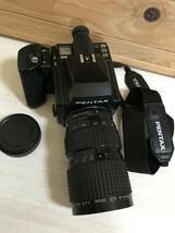 ◎ヤYS1253★中古品　PENTAX　645　ボディとレンズのセット　ZOOM　80～160㎜　ペンタックス　smc　PENTAX-A　現状_画像2