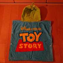 【USED】 リトル グリーン メン フード付 バスタオル ☆ 50×50㎝ フード部分除く ☆ トイ・ストーリー TOY STORY DISNEY ディズニー PIXAR_画像3