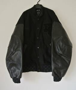 DELUXE (デラックス) WIND AND SEA X DELUXE VARSITY JKT(ウィンダンシー×デラックススタジャン) BLACK