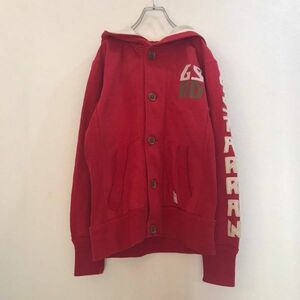 G-STAR RAW/ジースター・ロゥ 長袖 ボタン ダウンパーカー レッド 赤 メンズ M