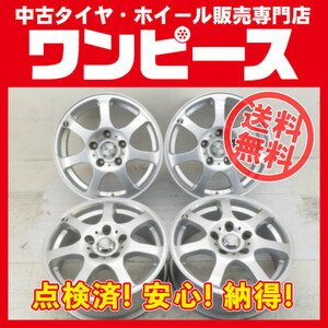 中古アルミホイール 4本セット 15インチ 15x6J +42 5穴 PCD114.3 ACTS 送料無料（沖縄、離島除く）a14498