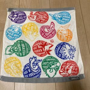 ハンドタオル 柄 Jリーグ サッカー