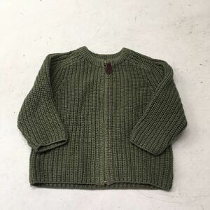  free shipping *baby GAP baby Gap * knitted jacket knitted sweater * man 1/g 12-18* khaki #41208sj101