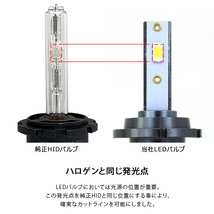 スカイライン V36系 LEDヘッドライト バルブ D4/D2 兼用 LEDフォグランプ 6000K/3000LM CSPチップ LEDライト カスタム_画像5