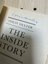 コリン・デクスター　直筆サイン・署名　原書　THE INSIDE STORY ペーパーバック　初版_画像3