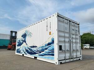 20FT new structure freight container, photograph the truth thing moreover, color. order meido order possibility, all country, transportation + installation possibility separate,2 pcs eyes from @Y800,000.