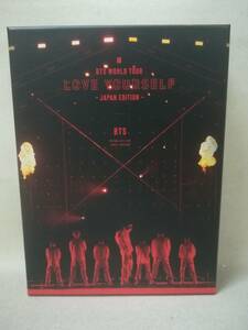 DVD[BTS WORLD TOUR*LOVE YOURSELF*-JAPAN EDITION- the first times limitation version 3 sheets set ] Korea /../UIBV-90028/ bulletproof boy ./ 12-5665