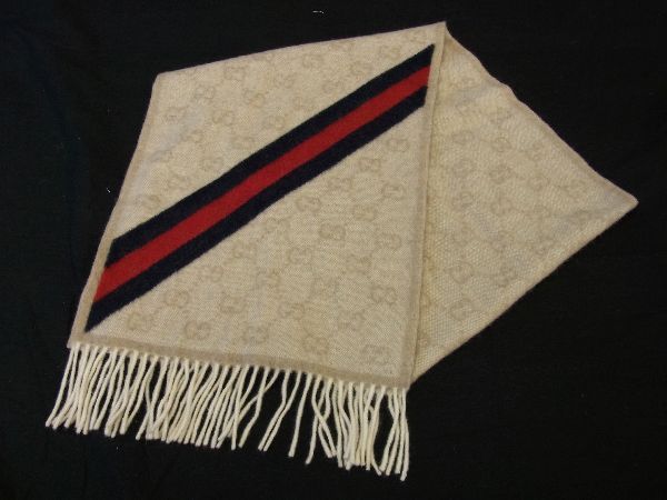 ヤフオク! -gucci ストールの中古品・新品・未使用品一覧