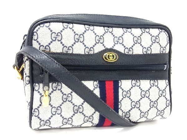 ヤフオク! -「オールドグッチ ショルダーバッグ ネイビー」の落札相場 ...