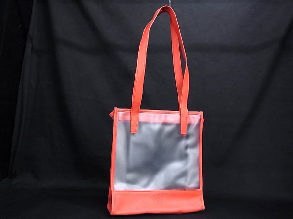 LOEWE ロエベ アナグラム スケルトン 白 トートバッグ バンドバック