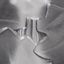 【元箱あり】 ラリック LALIQUE シェーヌ Chene プレート 22.5cm 2枚 クリスタル フロストガラス 木の葉 樫の葉 レリーフ ペア #1_画像3