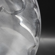 【元箱あり】 ラリック LALIQUE シェーヌ Chene プレート 22.5cm 2枚 クリスタル フロストガラス 木の葉 樫の葉 レリーフ ペア #1_画像8