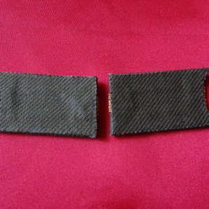 大日本帝国海軍陸戦隊「少尉」襟章（現代日本製・海軍第三種軍装・襟章・第3種軍装・海軍襟章・海軍階級章）の画像5