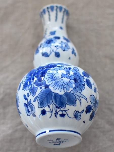 royal delft hand painted vase, furniture, interior, interior accessories, vase