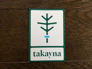 ★patagonia takayna ステッカー 新品 送料込★