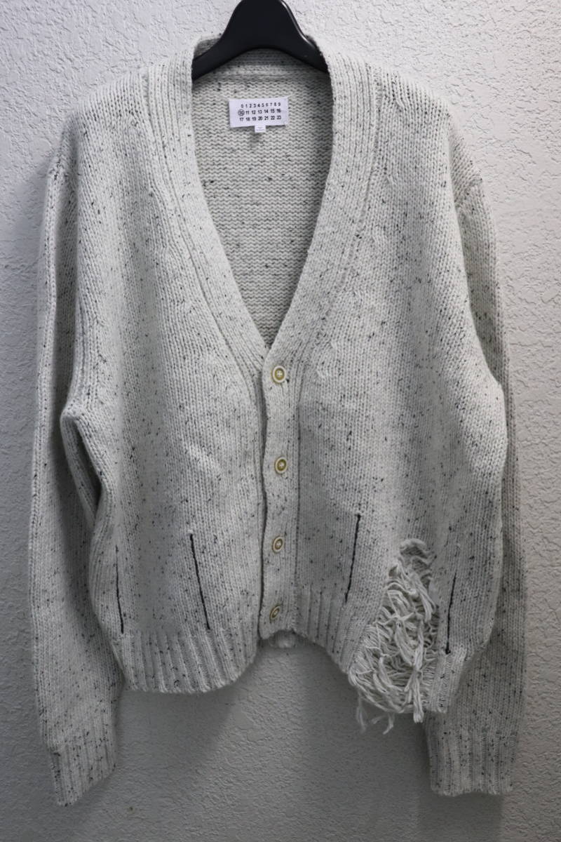 新品 M マルジェラ 21ss エルボーパッチニット カーディガン 1958 supp.in