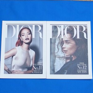 Christian Dior◆クリスチャン・ディオール ディオールマガジン DIOR MAGAZINE AUTUMN 2015 NO.11&12 2冊セット・おまけ付◆69