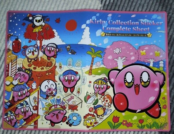 星のカービィ コレクションステッカー コンプリートシート
