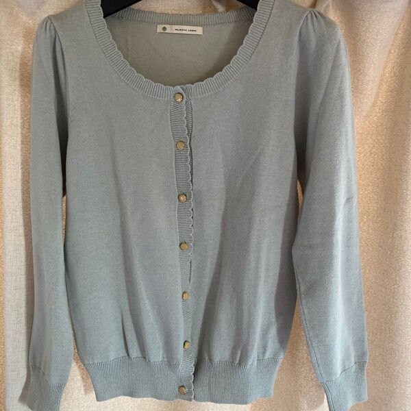 マジェスティックレゴン MAJESTIC LEGON ニットカーディガン