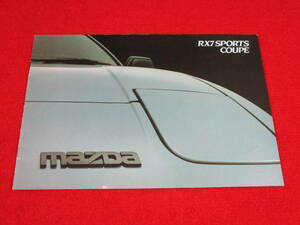 ●　MAZDA　RX-7　右H　1980´s　昭和　イギリス　カタログ　●