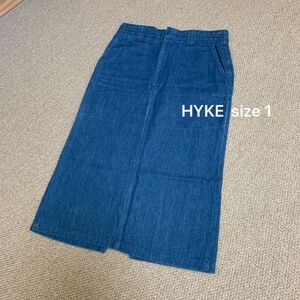 ハイク HYKE デニムスカート サイズ1 レディース