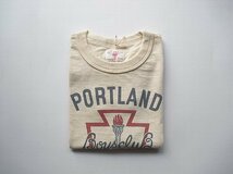 キッズ・Ｔシャツ/PORTLAND（WAREHOUSE）ウエアハウス　絶版品　ベージュ　＠サイズ（100 or 110）　希少　デッドストック　新品　子ども服_画像1