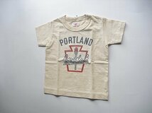 キッズ・Ｔシャツ/PORTLAND（WAREHOUSE）ウエアハウス　絶版品　ベージュ　＠サイズ（100 or 110）　希少　デッドストック　新品　子ども服_画像4