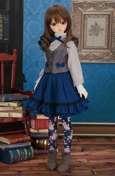 HZ SD13少年 SDGr男の子 軍服 青 スーパードルフィー 衣装 ドレス-