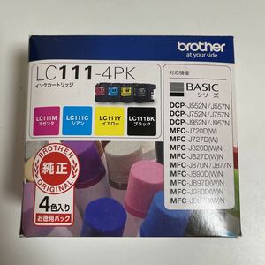 ブラザー純正インク　LC111-4PK