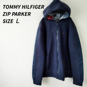 90s vintage TOMMY HILFIGER DENIMトミーヒルフィガー　スウェットパーカー　