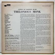 ●即決LP Thelonious Monk / Genius Of Modern Music j35198 米盤、Ua 刻印無 セロニアス・モンク _画像4