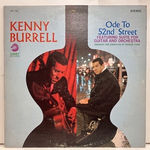 ●即決LP Kenny Burrell / Ode to 52nd Street j35089 米オリジナル、青グラデDg Stereo ケニー・バレル