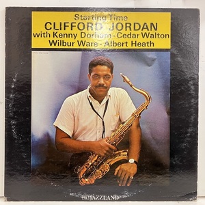 ●即決LP Clifford Jordan / Starting Time j35149 米オリジナル、オレンジ Dg Mono クリフォード・ジョーダン 