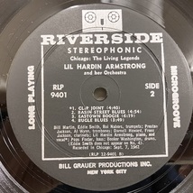 ●即決LP Lil Hardin Armstrong / Chicago the Living Legends 米オリジナル、黒銀 Dg Stereo リル・ハーディン・アームストロング_画像2