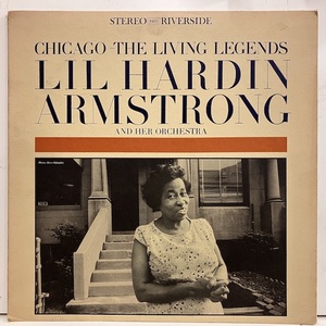 ●即決LP Lil Hardin Armstrong / Chicago the Living Legends 米オリジナル、黒銀 Dg Stereo リル・ハーディン・アームストロング