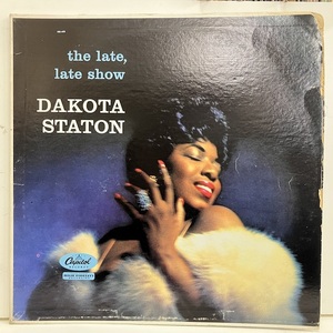 ●即決VOCAL LP jv3657 Dakota Staton / Late Late Show 米盤、黄 ダコタ・ステイトン