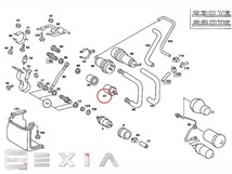 ベンツ W202 W124 フューエルフィルター(フューエルストレイナー) C200 C220 C280 E220 E280 E320 E400 E500 0024774501 0024771901_画像2