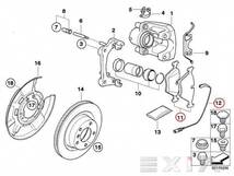 BMW E84 X1 18i 20i 20iX 25iX 28iX リア ブレーキパッド パッドセンサー 34216774692 34356792565 34216767150_画像4