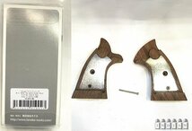 △即決 タナカワークス【＋Weight S&W Kフレーム スクェア チェッカー入ウッドグリップ アーリーカット】_画像2