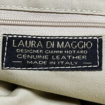 ★ LAURA DI MAGGIO ローラディマッジオ ★ トートバッグ ハンドバッグ トートバッグ ゴールド 金色 ラメ 箔 大きい A4サイズ収納 ブランド_画像8