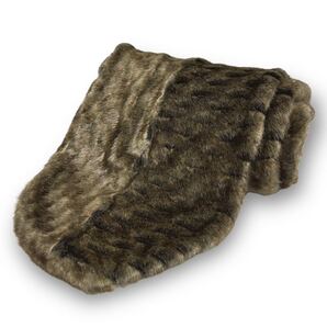 レア! urbancode アーバンコード ★ ストール マフラー ショール エコファー フェイクファー ファー 肩掛け 個性的 上品 高級 ブランド