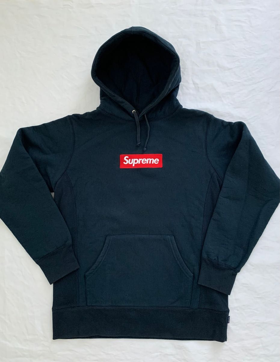 Supreme 2022ss Burberry Box Logo Hooded Sweatshirt Black Medium